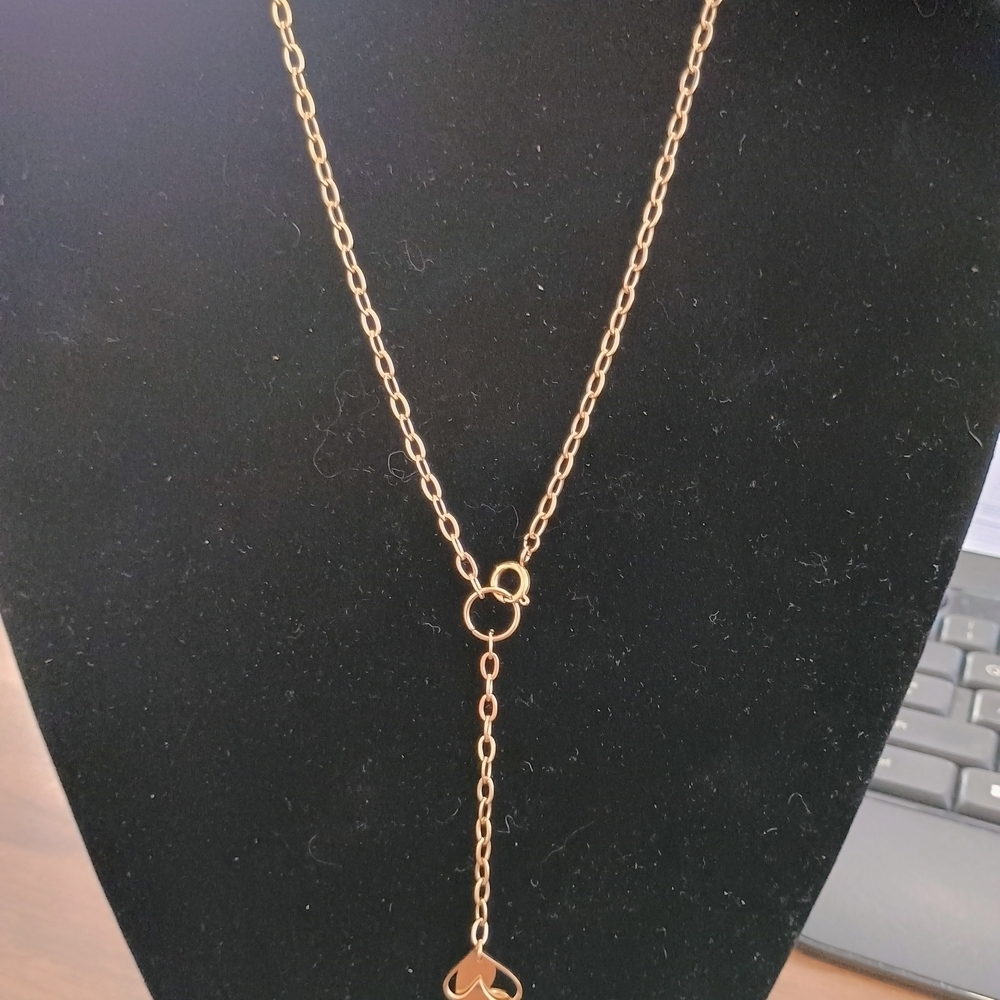 Elegant Gold Heart Pendant Necklace